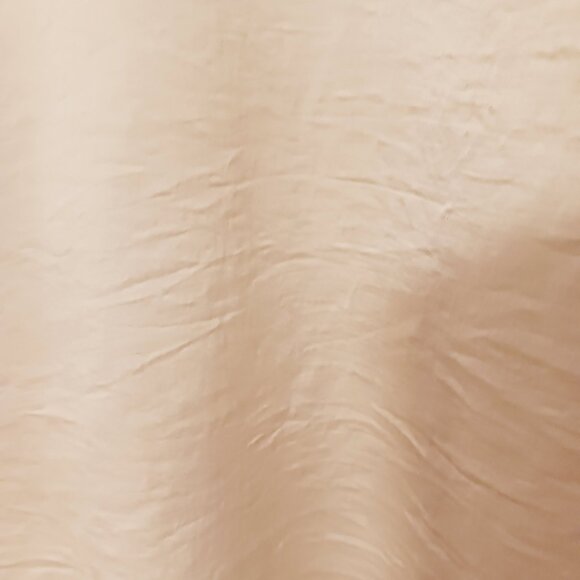 Zara Medium Cream Tie Neck Blouse W/ Decorative Buttons of Clustered Pearl Beads - Picture 14 of 15